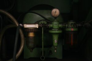 industrial machine valve and meter