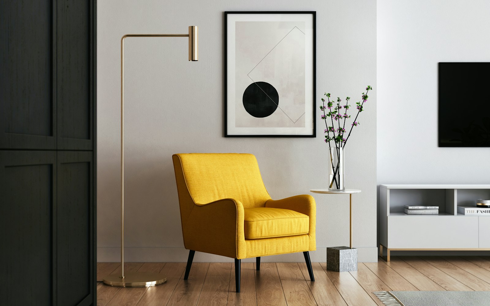 Genderneutrale babykamer met natuurlijke tinten