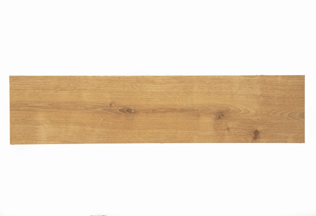 wooden board on white background